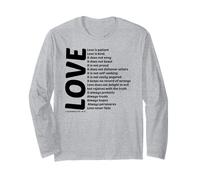 Love, 1st Corinthians 13: 4-8 T Shirt Long Sleeve T-Shirt
