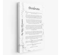Love 2 Be Personal Desiderata Framed Poem Poster Print by Max Enhrmann | Desiderata Poem Art | Poem Wall Art | Desiderata Canvas & Poster Size and Colour Options | Max Enhrmann Poetry