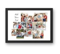 Love 2 Be Personal Personalised Landscape Photo Poster - Add Photos - Choose Poster Colour & Design Template - Custom Collage Gift | L2BP (10 Photos)