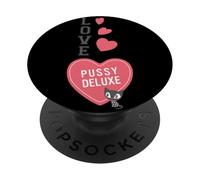 Love 3 Hearts Cat PopSockets Adhesive PopGrip