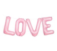 LOVE 40 Inch Pink Letter Balloons, Large Pink Letter LOVE Helium Balloons, Foil Big Alphabet Balloon for Wedding Marriage Anniversary Party Decorations