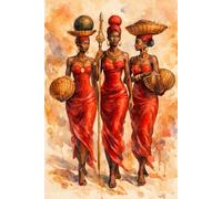 Love Africa: Girl Magic Writing Notebook Journal for African