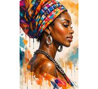 Love Africa: Girl Magic Writing Notebook Journal for African