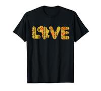 LOVE Africa Map Kente Cloth African American Pride Men Women T-Shirt