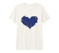 Love Alaska State Heart Flag Premium T-Shirt