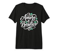Love and Basil Amore e Basilico Italian Food Saying Premium T-Shirt