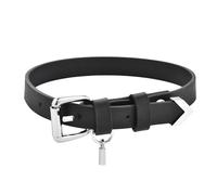 Love and deepspace Sylus Qin Che Choker Leather Neck Ring Cosplay Costume Halloween Hunter Clothes Merch, Black, Adjustable
