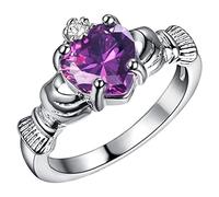 Love and for Women Gold Men for Women Plated Rings Rings Rings Stackable Rings Rings Rings for 6 Year Old Girl (Purple, 9)