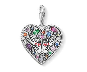 Love and Peace Charm Pendant - female - THOMAS SABO - Jewellery - Multicolor - ONE SIZE - Accessories ONE SIZE
