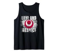 Love and Respect Okinawa Flag - Japanese Pride Tank Top