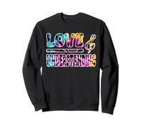 LOVE AND UNDERSTANDING retro vibe 60s style hippie vibes Sweatshirt