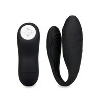 Love and Vibes Lov'Inside Remote Control Stimulator for Couples - Black