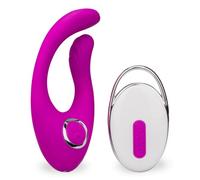 LOVE AND VIBES Magnetic USB Curved Clitoris Vibrator 12 Modes, 200 g