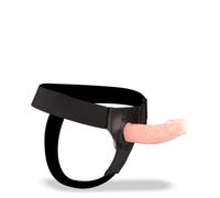 LOVE AND VIBES Strap-On Harness with Hollow Veined-Shaft Extension, 200 g