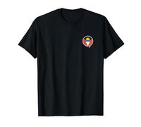 Love Antigua and Barbuda Flag Heart on Antigua and Barbuda T-Shirt