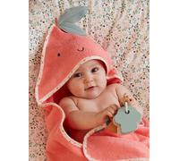 Love Apples Bath Cape for Babies pink