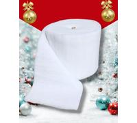 Love Aquatics Artificial Fake Snow Christmas Decorations 27" Wide 6.5ft Long Soft White Artificial Snow Blanket For Santas Grotto, Xmas Nativity, Decorative Snow Christmas Displays, Winter Wonderland