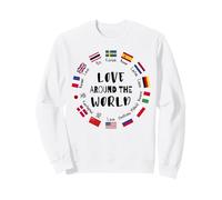 Love Around the World multilingual languages Sweatshirt