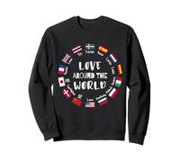 Love Around the World multilingual languages Sweatshirt