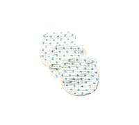 Love Art Lux Baby Essentials for Newborn - Burp Cloths for Baby Boys and Girls, 6 Layer Ultra Absorbent Cotton, Baby Muslin Cloths (Blue Star)