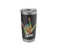 Love - ASL Interpreter Hand Sign Language Translator Stainless Steel Insulated Tumbler