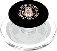 Love At First Bite Purr At First Sight Baking Baker Cat PopSockets PopGrip for MagSafe