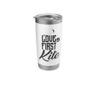 Love at First Kite Surfing Stainless Steel Insulated Tumbler