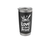 Love At First Proof Sourdough Starter Stainless Steel Insulated Tumbler