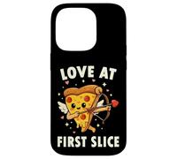Love At First Slice Pizza Cupid Valentine Pun Case for iPhone 14 Pro