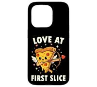 Love At First Slice Pizza Cupid Valentine Pun Case for iPhone 15 Pro