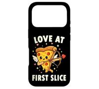 Love At First Slice Pizza Cupid Valentine Pun Case for iPhone 17 Pro
