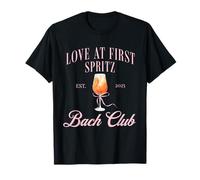Love at first spritz Bachelorette 2025 party The Bach club T-Shirt
