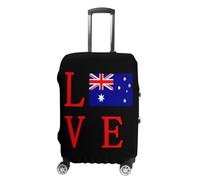 Love Australia Flag Suitcase Cover Travel Luggage Protector Elastic Washable Baggage Covers Fits 19-32 Inch