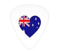 Love Australian Flag Guitar Picks Plectrums For Guitar Bass 12 Pack