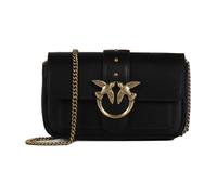 Pinko Women's Mini Shoulder Bag Love One Pocket 100061 Vitello Silk Leather 19.5 cm Black