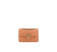 Love Bag Quilted Peach Shoulder Bag- Orange pinko Orange One Size