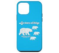 Love Bears All Things 1 Corinthians 13:7 Bible Scripture Case for iPhone 12 mini