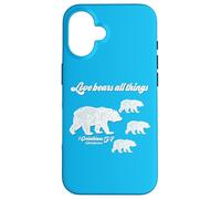 Love Bears All Things 1 Corinthians 13:7 Bible Scripture Case for iPhone 16