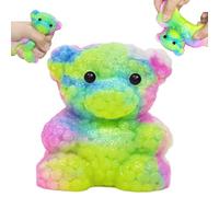 Love Bears Squeeze Toys, Bear Shaped Stress Ball, Miniature Novelty for GiftColorful TPR Squeeze Ball for Relaxation, Anxiety, Fidget Tension, Anti-Stress Balls for Children and Adults