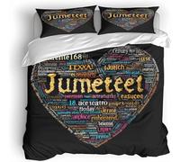 Love Bedding Set For Kids Adults,Black Text Art King Size Duvet Cover Sets 230×220Cm 3D Printed Soft Microfibre Polyester Comforter With Zipper Teens Quilt Cover 2 Pillowcases 50×75Cm