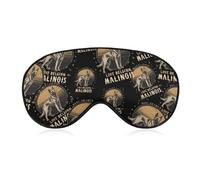 Love Belgian Malinois Dog Blackout Sleep Mask for Side Sleeper Soft Covers for Travel Essentials Nap