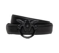 Love Berry Color Block Leather Belt - female - PINKO - Belts - Black - M - Accessories M