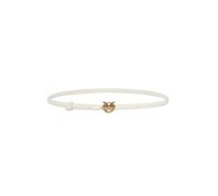 Love Berry H1 Belt Vitello Seta, female, PINKO, Belts, White, M, Accessories M