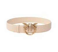Love Berry Leather Belt - female - PINKO - Belts - Beige - M - Accessories M