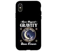 LOVE BEYOND GRAVITY TO THE MOON AND BACK SINCE FOREVER space Case for iPhone X/XS