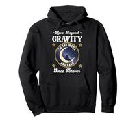 LOVE BEYOND GRAVITY TO THE MOON AND BACK SINCE FOREVER space Pullover Hoodie