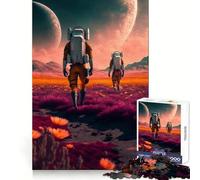 Love Beyond The Stars 1000 Pieces Jigsaw Puzzles for Teenagers Strong Memory DIY Fun Joyful Challenge Xmas Idea (38x26cm)
