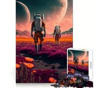 Love Beyond The Stars for Adults 1000 Piece Jigsaw Puzzle Serene Game Perfect Connection Pattern Build Birthday Surprise (38x52cm)
