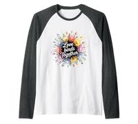 Love Binds Together Romantic Connection Relationship - Raglan Baseball Tee