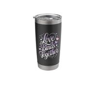 Love Binds Together Romantic Connection Relationship Stainless Steel Insulated Tumbler